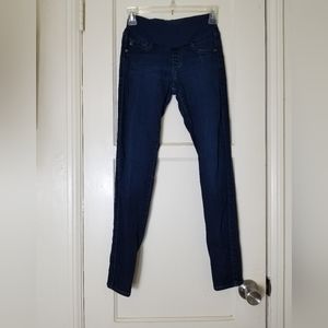 AG ADRIANO GOLDSCHMIED MATERNITY 25R blue stretch skinny denim blue jeans